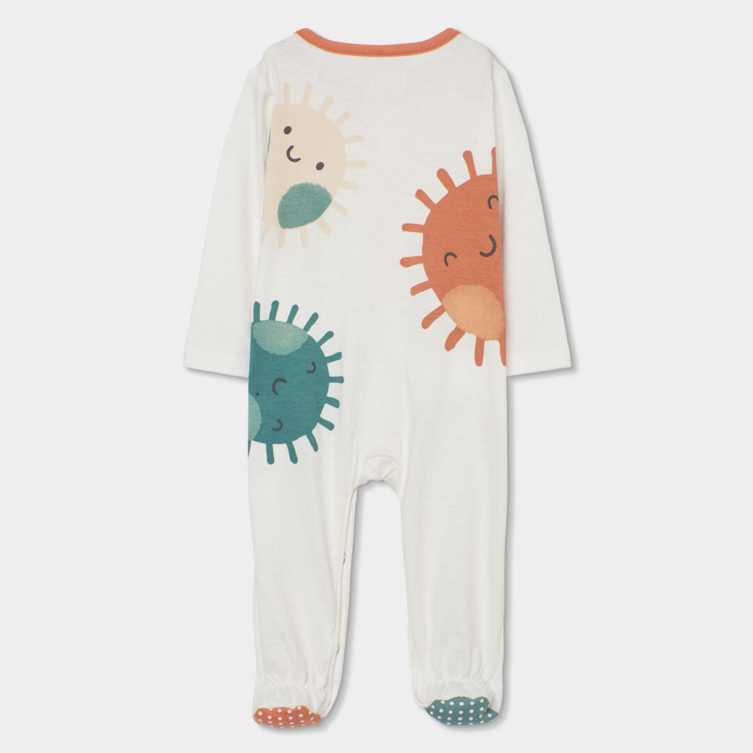 Peleles de verano de senderismo bebé unisex boboli blanco 2/4
