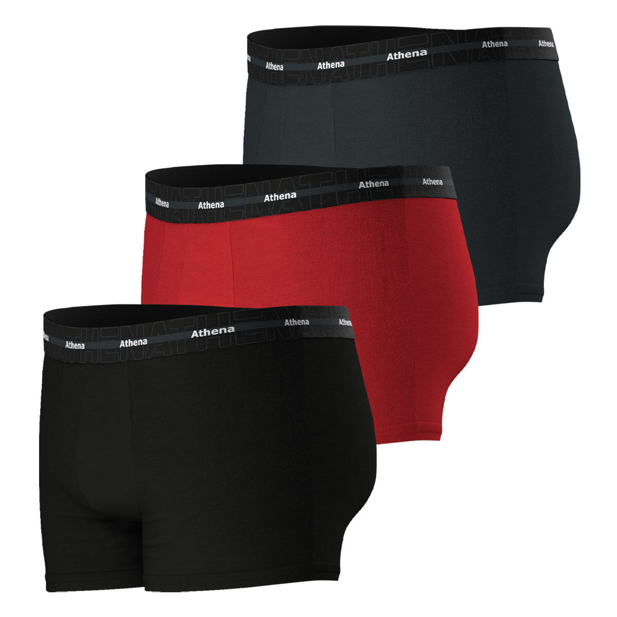 Lot de 3 boxers homme 720 Stretch Coton 3/8