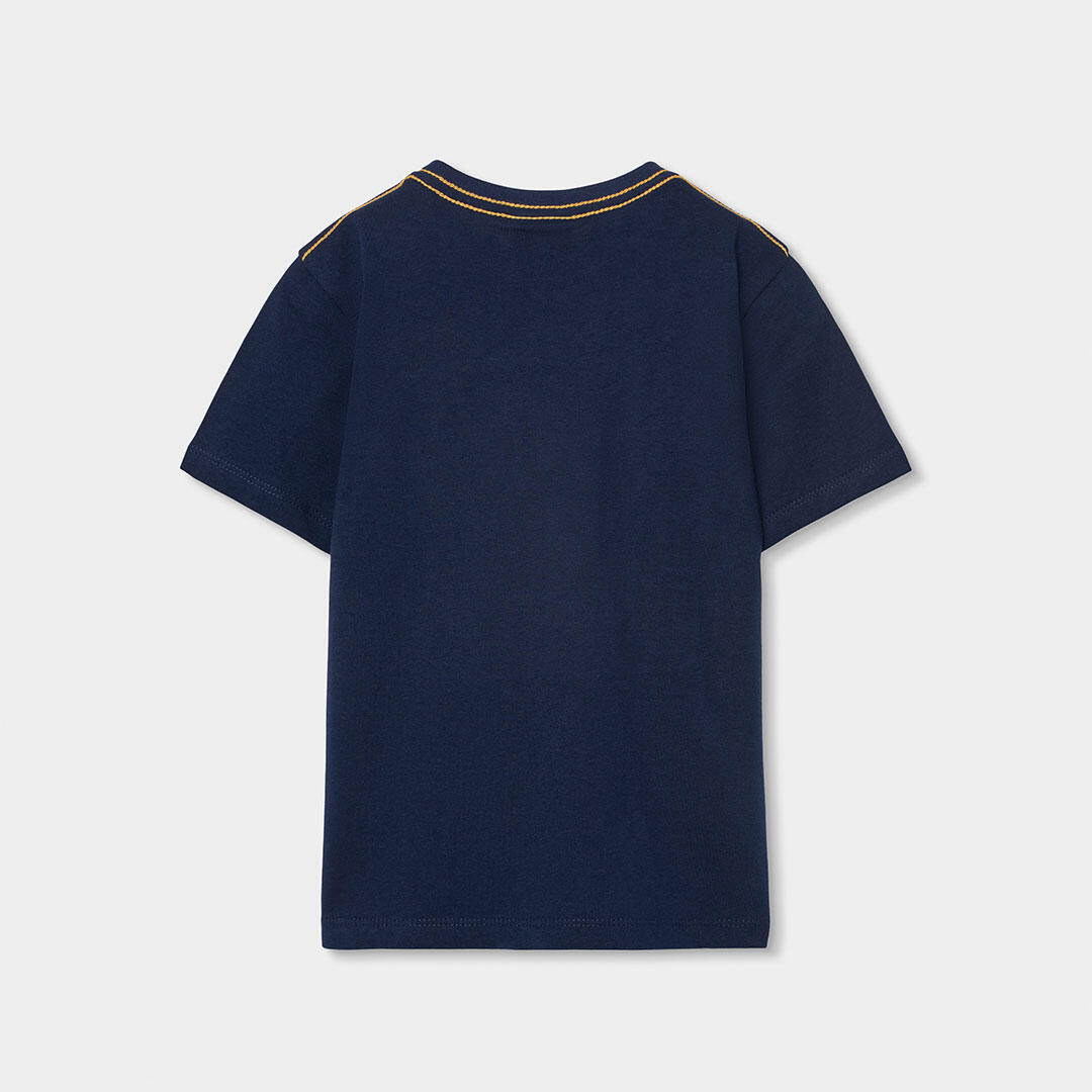 Camisetas de verano de gimnasia kids niño boboli azul 2/4