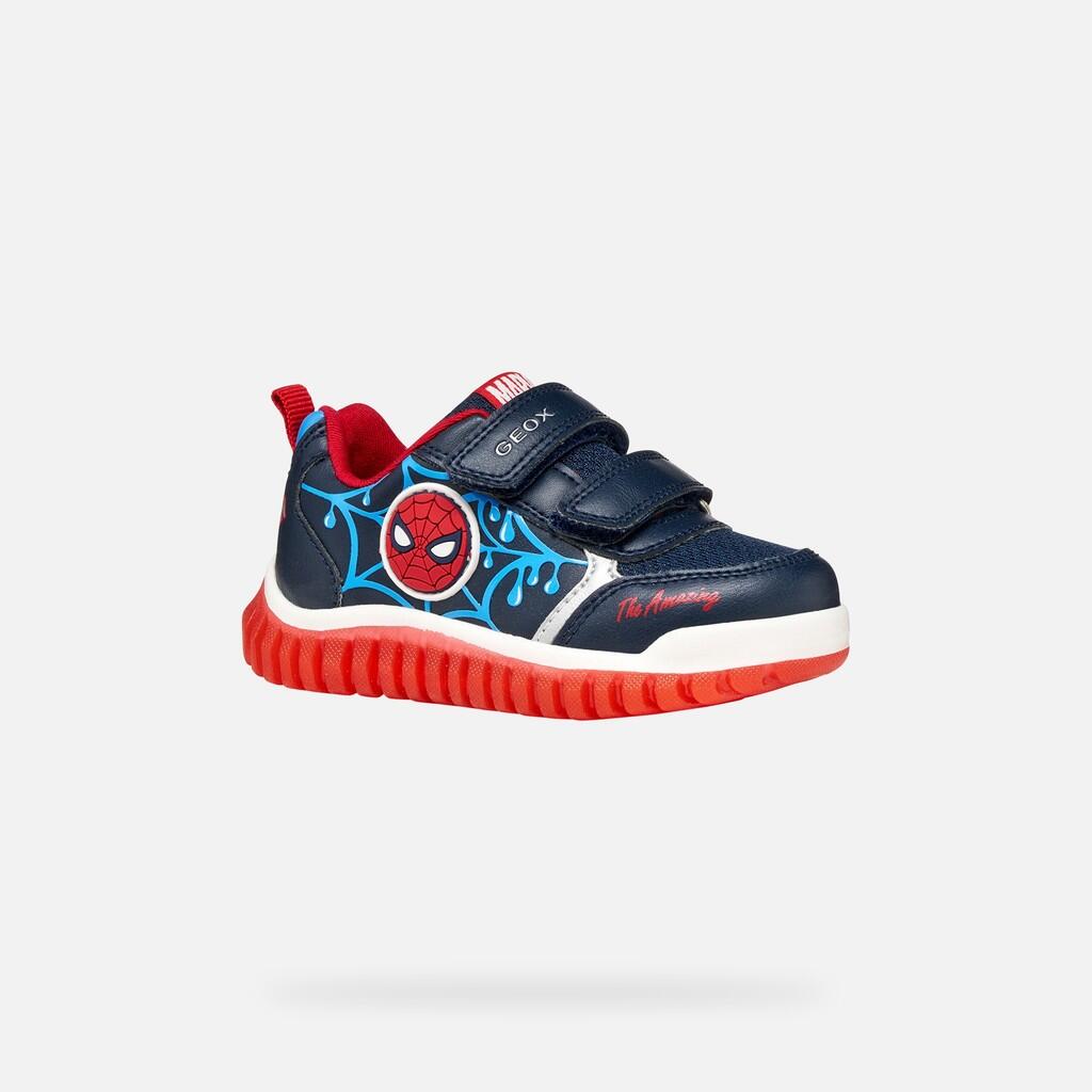 Baskets Bébé Garçon LIGHTYLOO BABY BOY Bleu Marine/Bleu Ciel 4/7