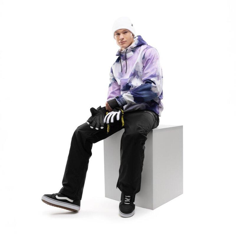 Jachetă de snowboard pentru bărbați W1 Kumo Violet Zăpadă