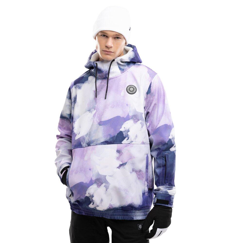 Siroko - Veste Snowboard Homme Sports D'Hiver W1 Kumo Pourpre - Veste - Violet - Decathlon