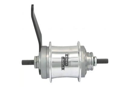 Naaf Sturmey Archer S2C Terugtraprem 2 versnellingen 36 gaten Zilver