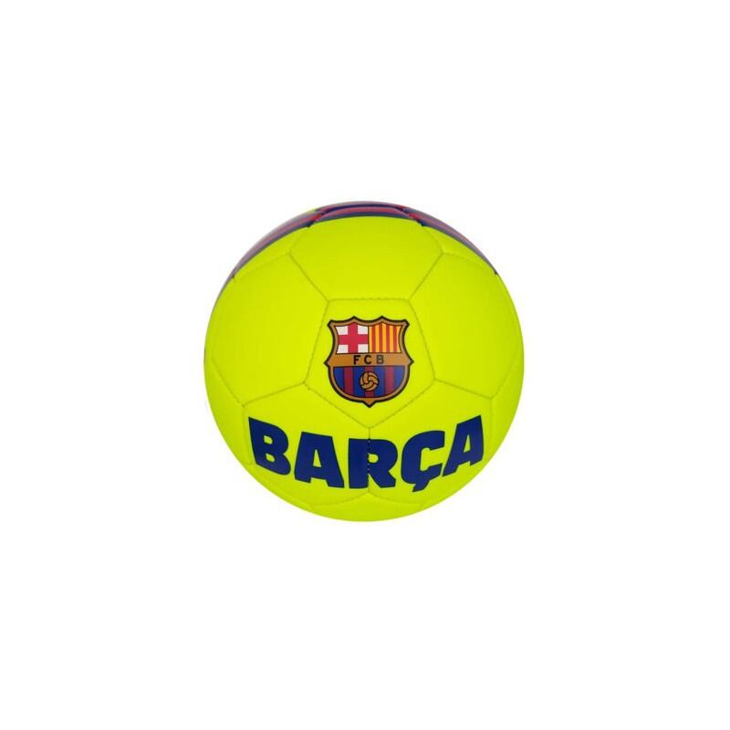 Balón Fútbol FC Barcelona Amarillo Fluor Talla 5- JBB1020 2/6