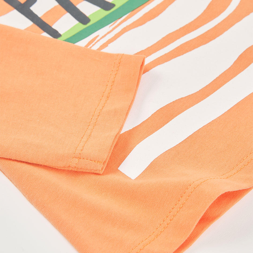 Camisetas de verano de tenis kids niño boboli naranja 4/4