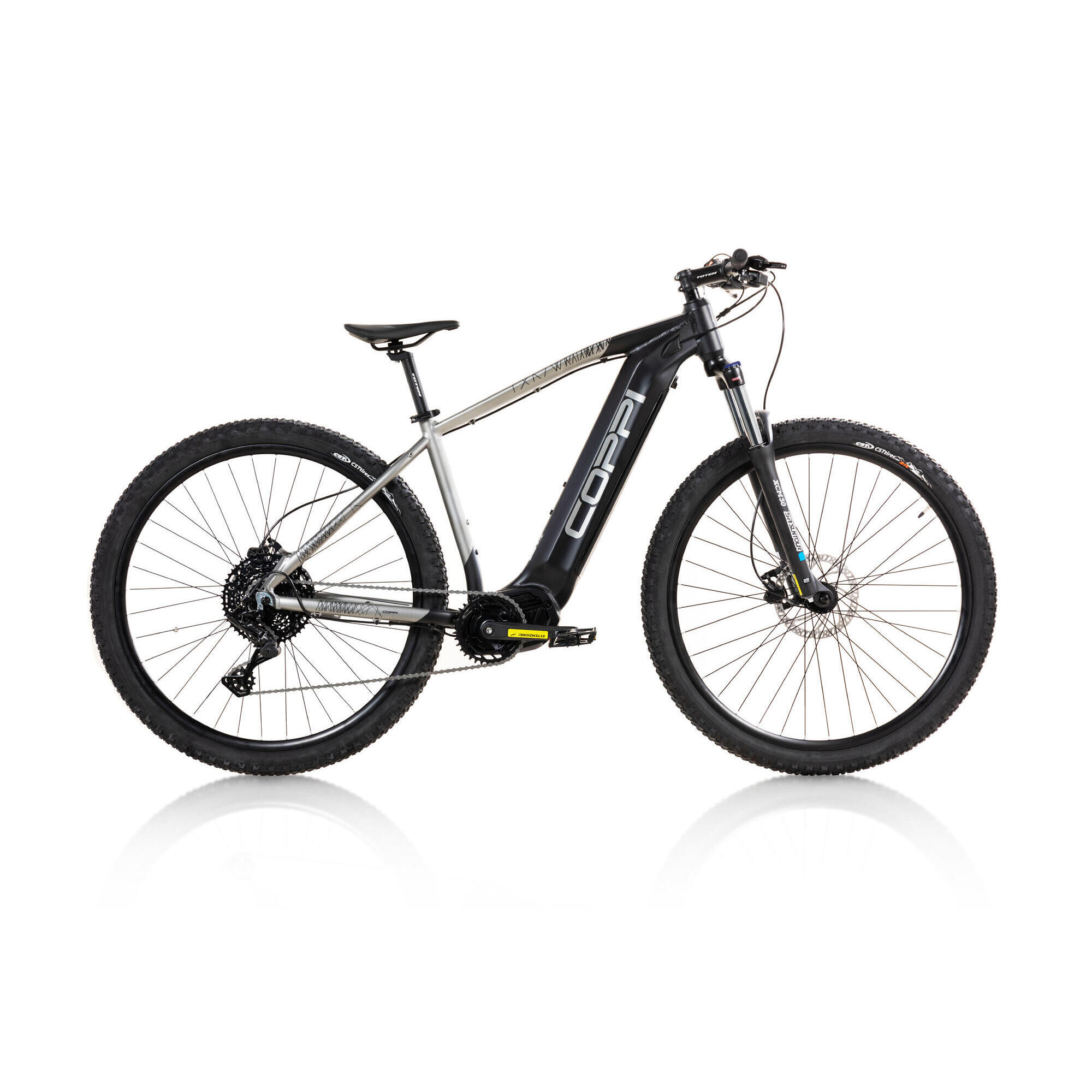 Coppi - Vtt Électrique À Assistance Au Pédalage Coppi Trailer 46 - Vélo Tout Terrain - Noir - Decathlon