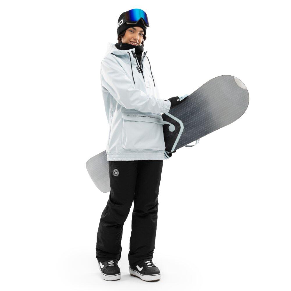 Women Winter sports 's snowboard jacket W3-W Shiga Blue 3/8