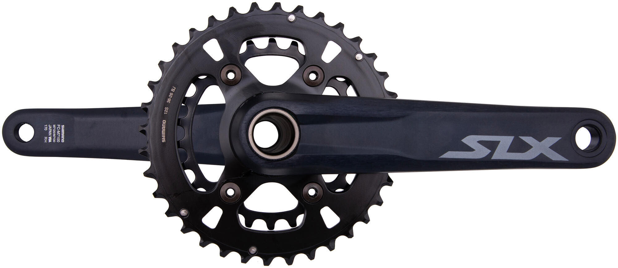 シマノ SLX FC-M7100クランク 170mm 36-26t SHIMANO SLX FC-M7100/7120 Crankset 26/36T, 170 mm, Hollowtech II