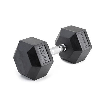 [Manubrio esagonale gommato palestra] Pesi professionali fino a 70 kg chrome