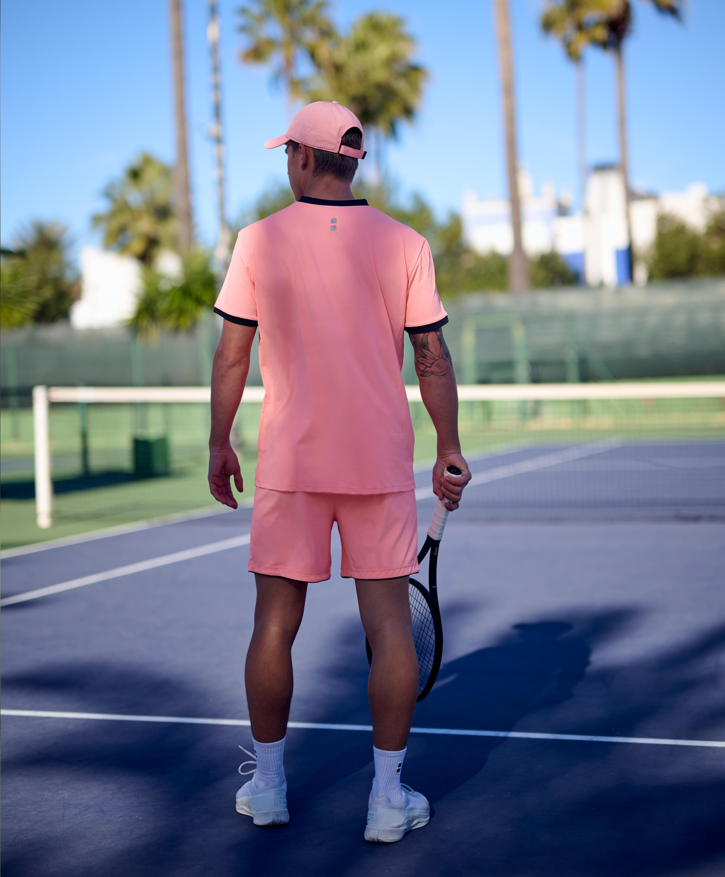 Pro Flex Tennis/Padel Polo Herren Koralle 2/4