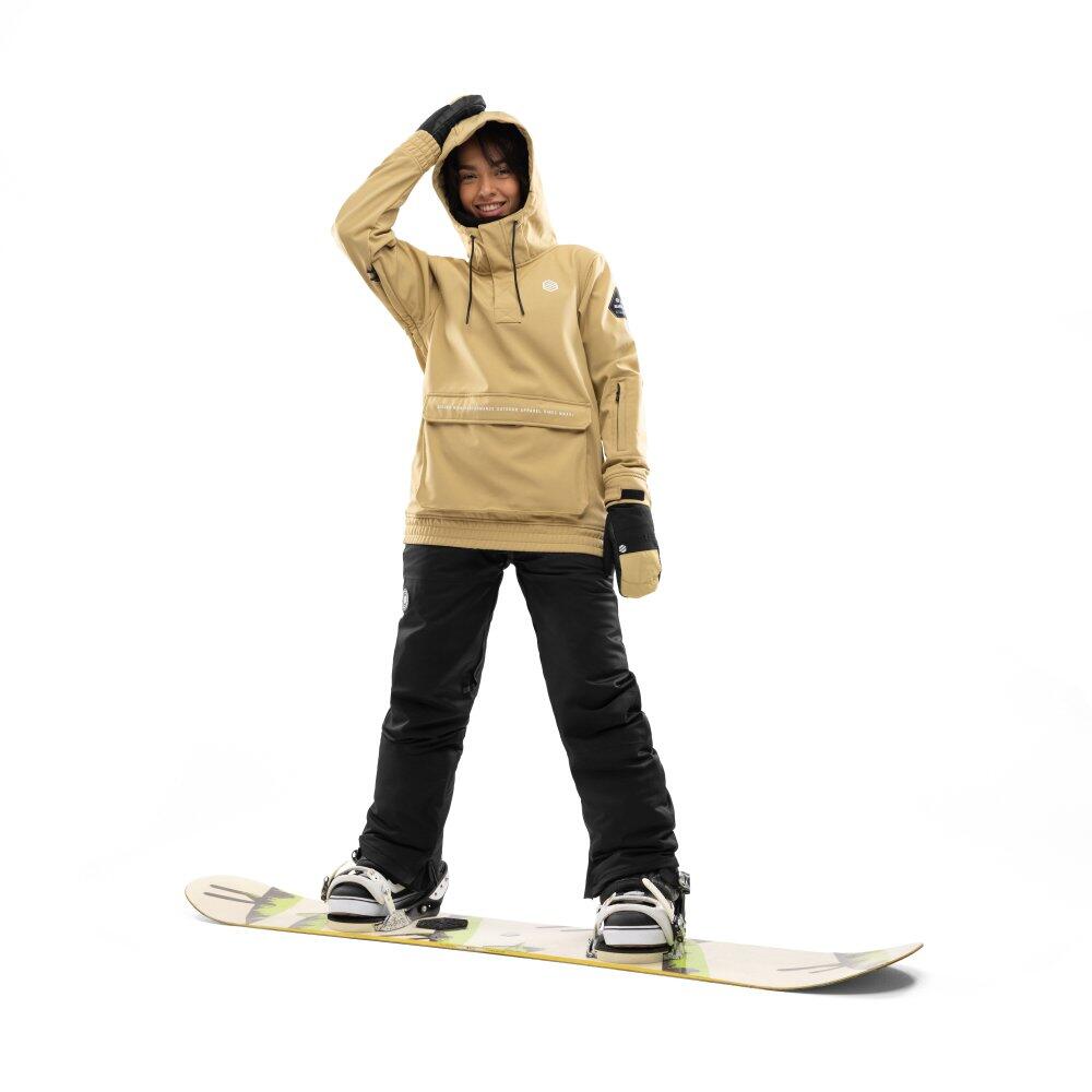 Women Winter sports 's snowboard jacket W3-W Kamui Beige 3/8