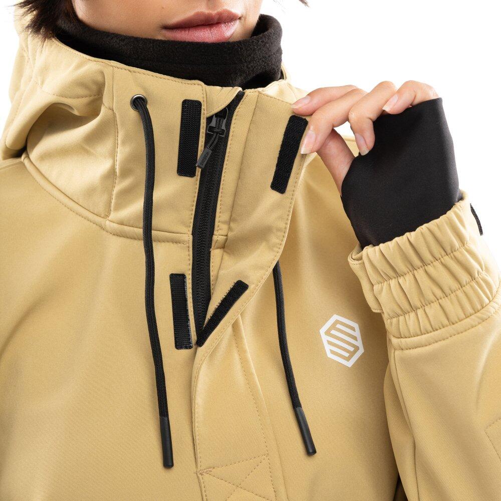 Women Winter sports 's snowboard jacket W3-W Kamui Beige 5/8