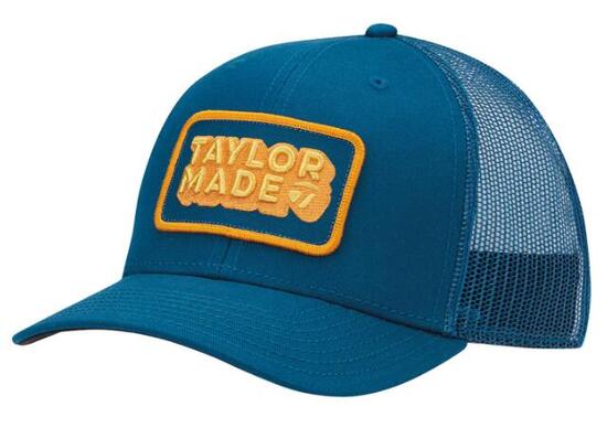 TaylorMade New Retro Trucker Hat, Golfkappe für Herren, Indigo