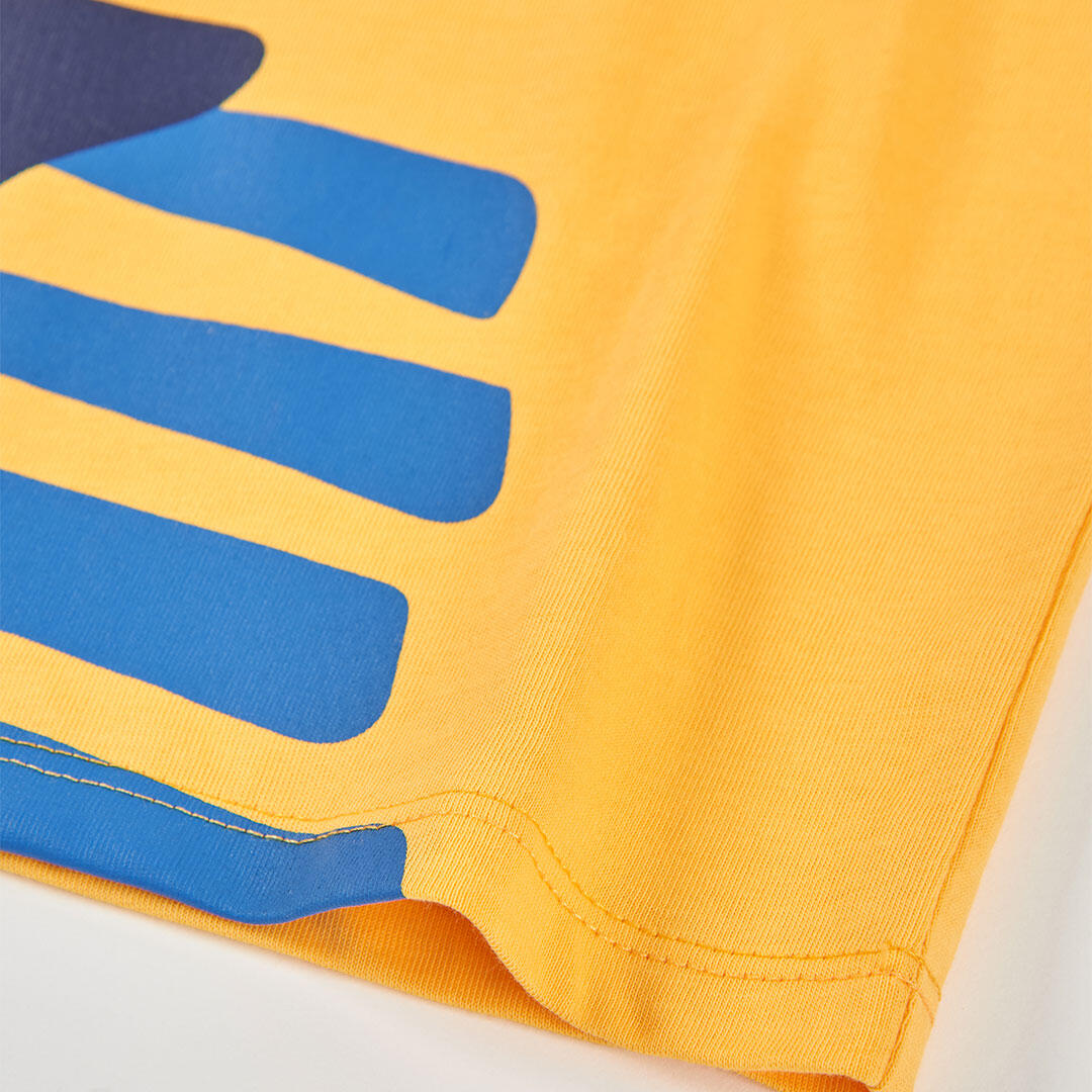 Camisetas de verano de gimnasia kids niño boboli amarillo 4/4