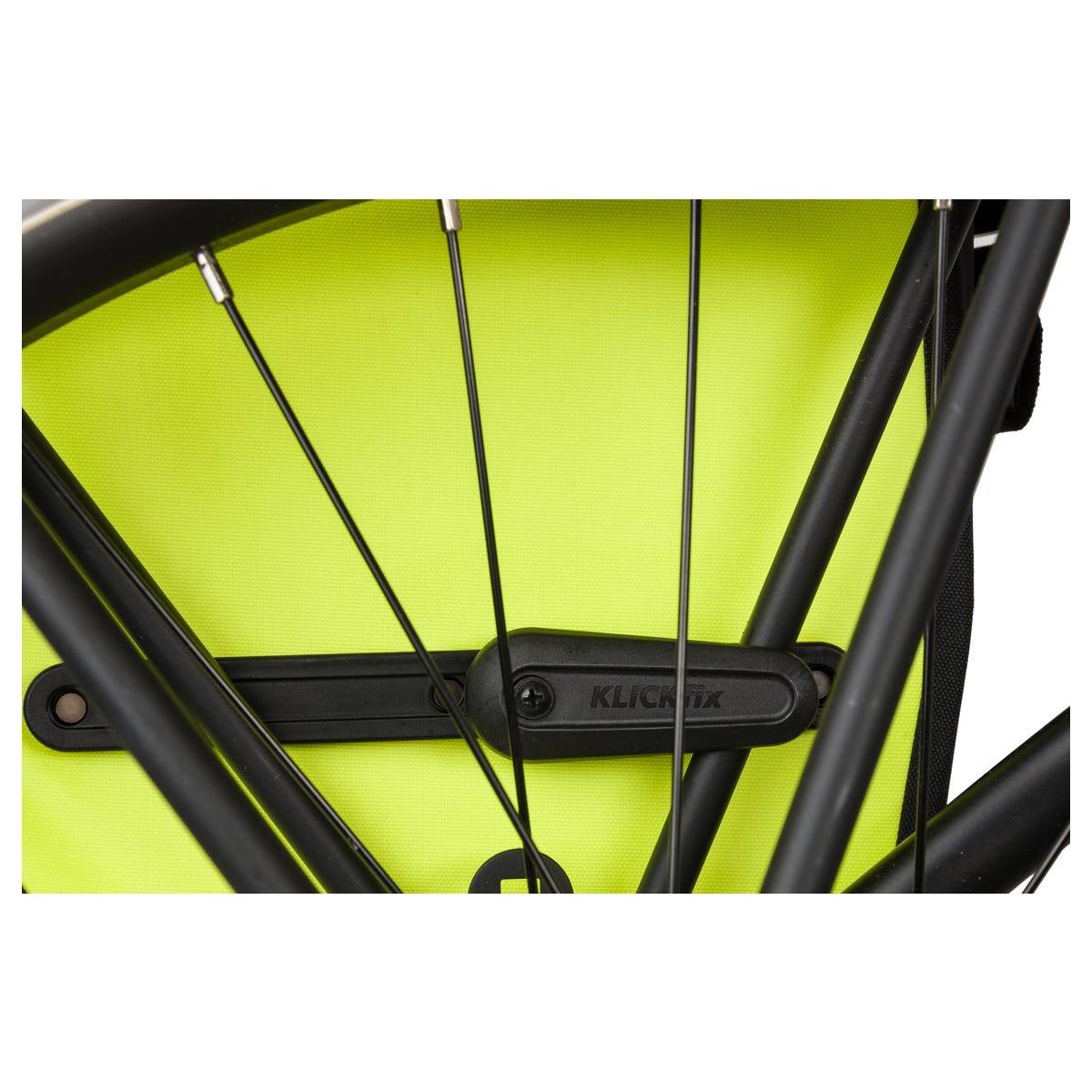 Clean Einzelne Fahrradtasche Shelter Medium Neon Yellow 4/7