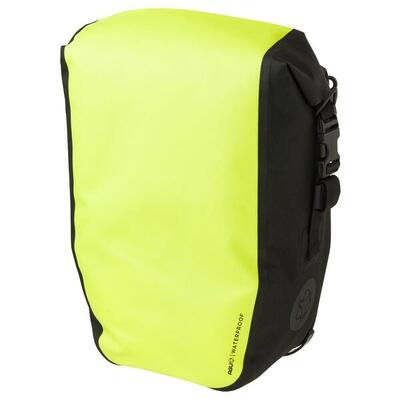 Clean enkele fietstas shelter medium neon yellow