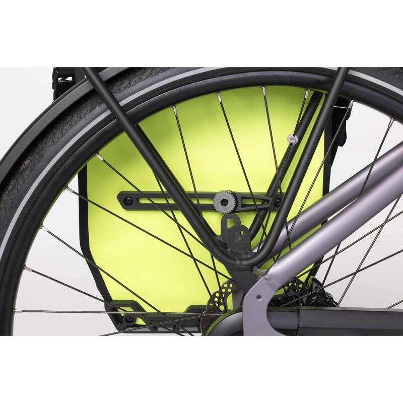 Geantă pentru bicicletă Shelter, impermeabilă, galben neon