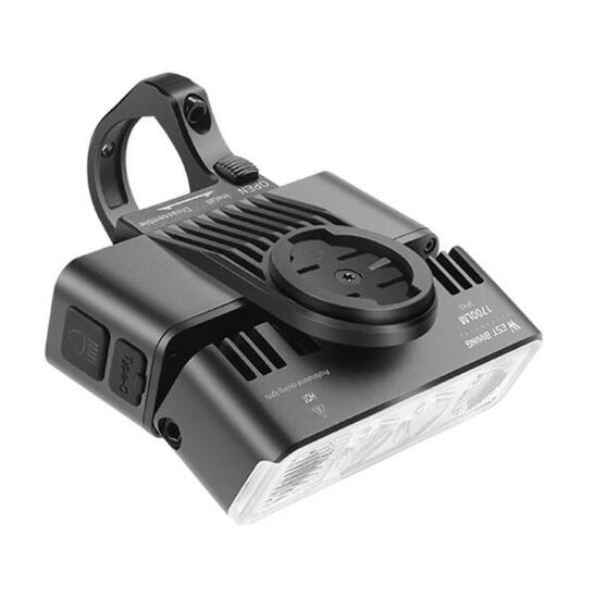 Luce anteriore bici west biking 1700 lumen usb c ipx6