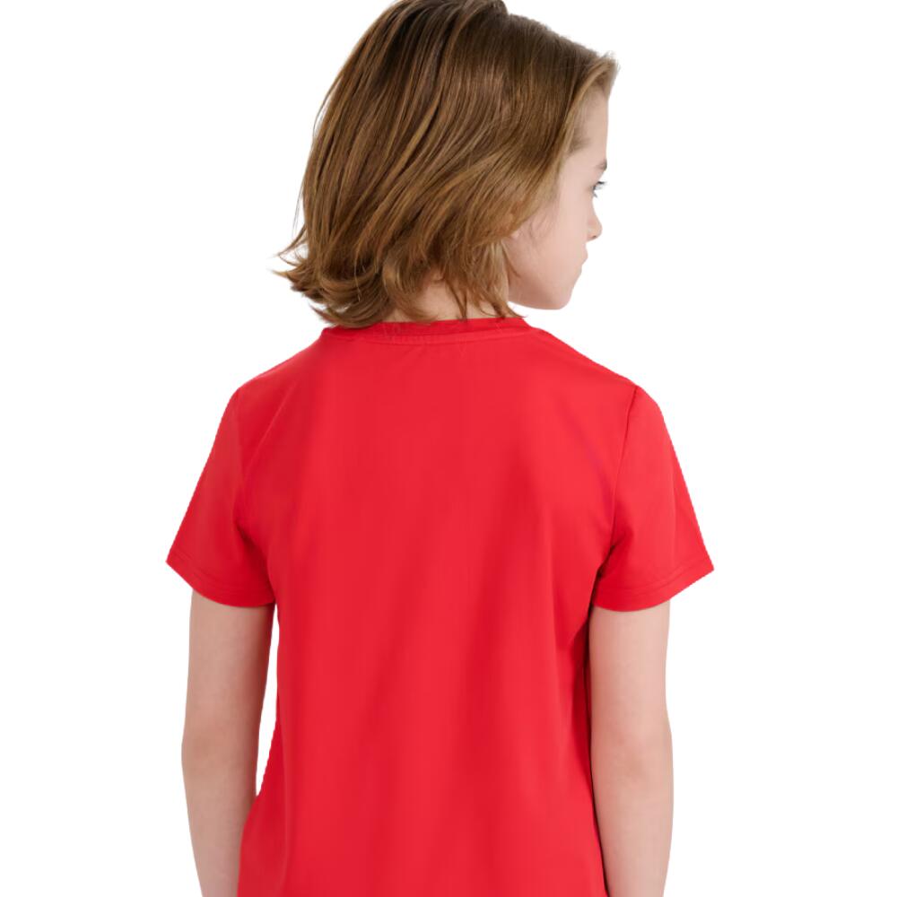 4F Camisola desportiva de secagem rápida para criança - vermelha tftsm1209 2/4
