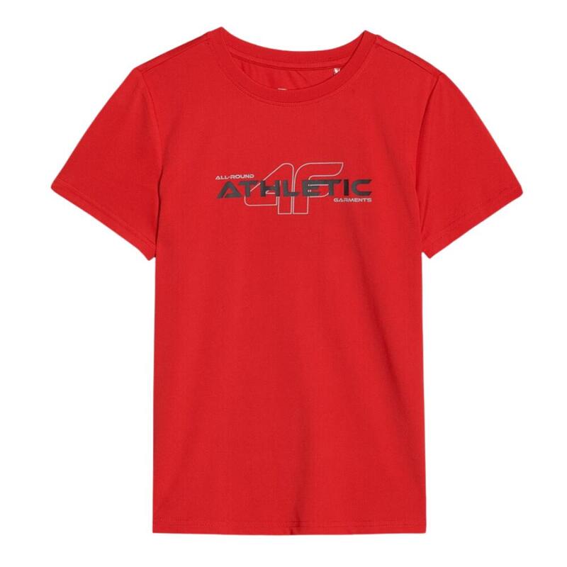 Tricou sport roșu 4F Good Energy JR