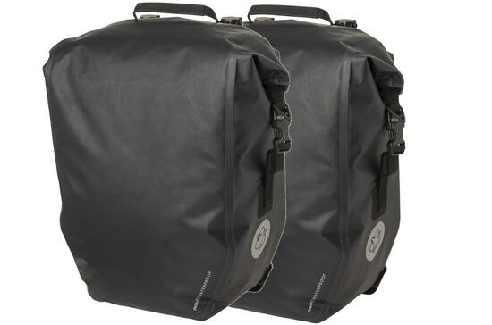 Fahrradtasche Shelter, 21L, wasserdicht, leicht, Schwarz