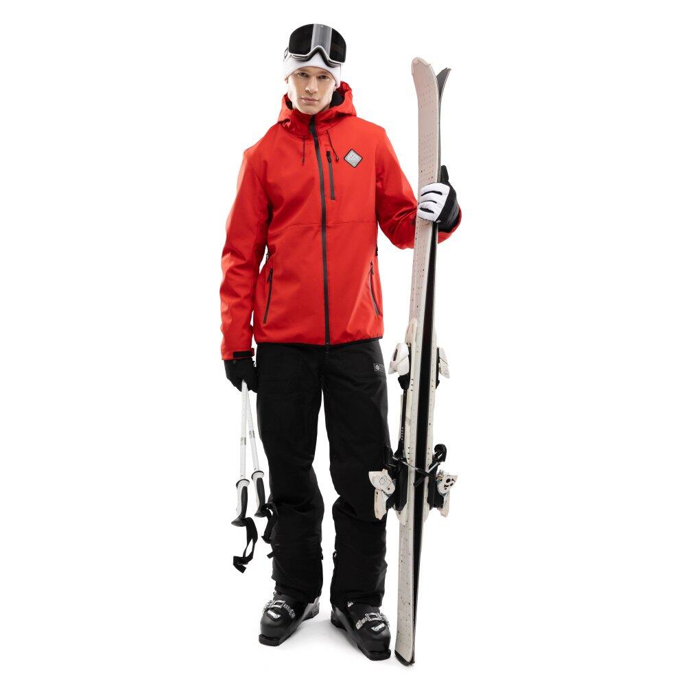 Men Winter sports 's snowboard jacket W2 Budner Red 3/8