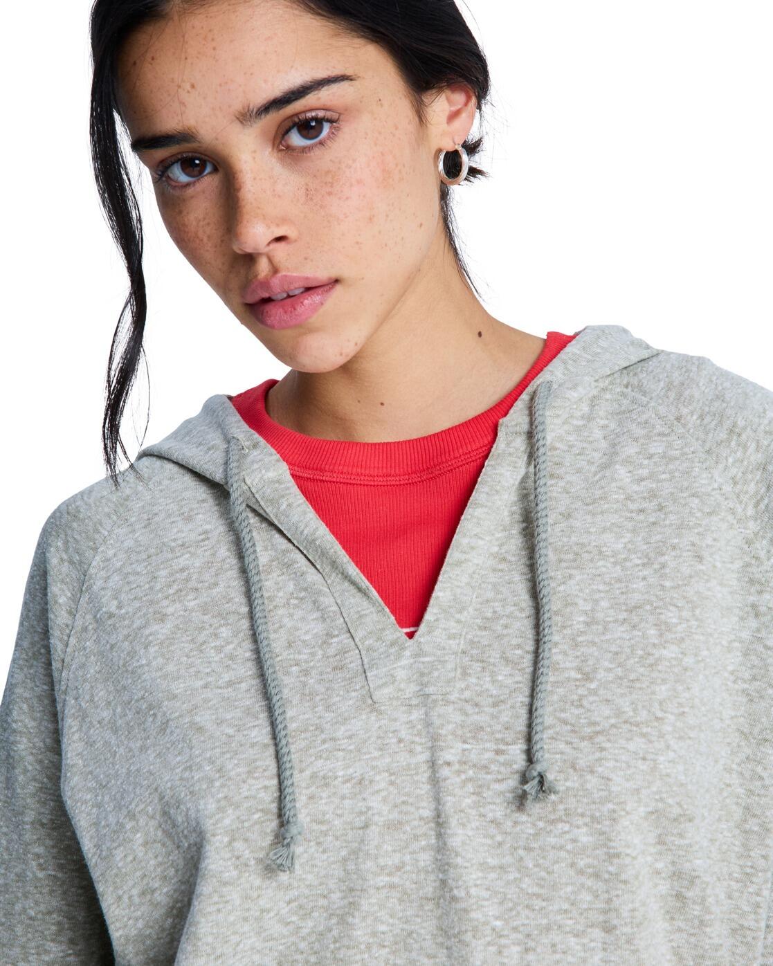 Sweat à capuche DESTINATION SURF Vert Femme 4/4