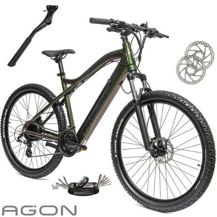 Rower Elektryczny Górski 27,5 Hydraulika MTB Altus Amortyzator 14Ah Shimano