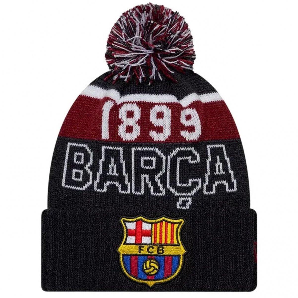 FC Barcelona x New Era czapka zimowa junior wielokolorowa