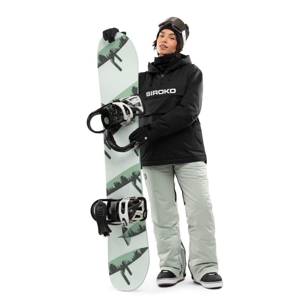 Damen Wintersport snowboardhose für P1-W Kogen Grün 3/8