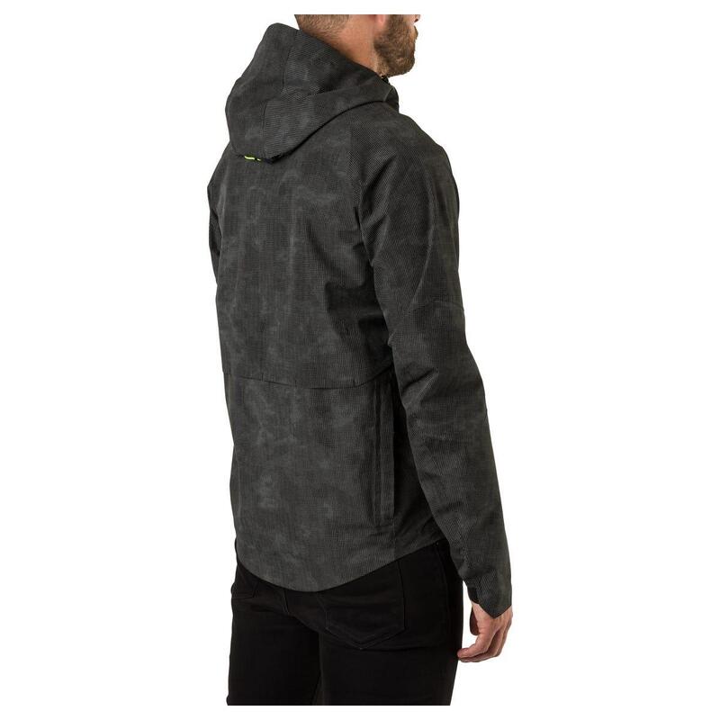 Tech Rain Jacket Commuter Men Hi-vis & Reflection