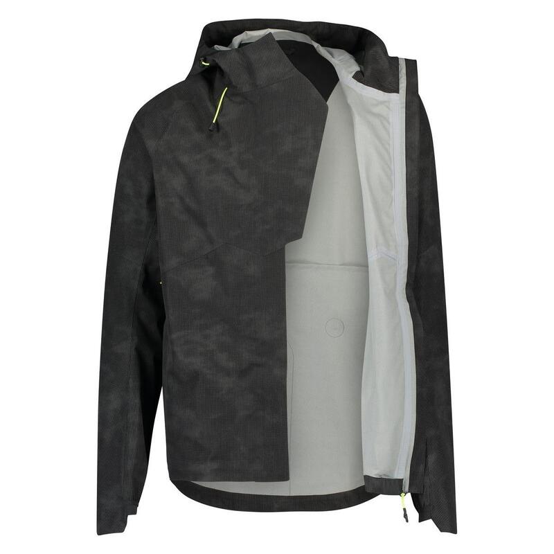 Tech Rain Jacket Commuter Men Hi-vis & Reflection