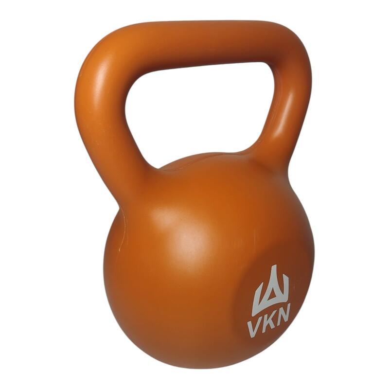 Kettlebell gantera sferica cu maner Vulkan® 10kg, portocaliu