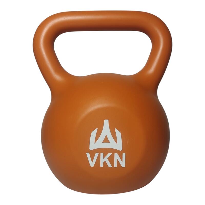 Kettlebell gantera sferica cu maner Vulkan® 10kg, portocaliu