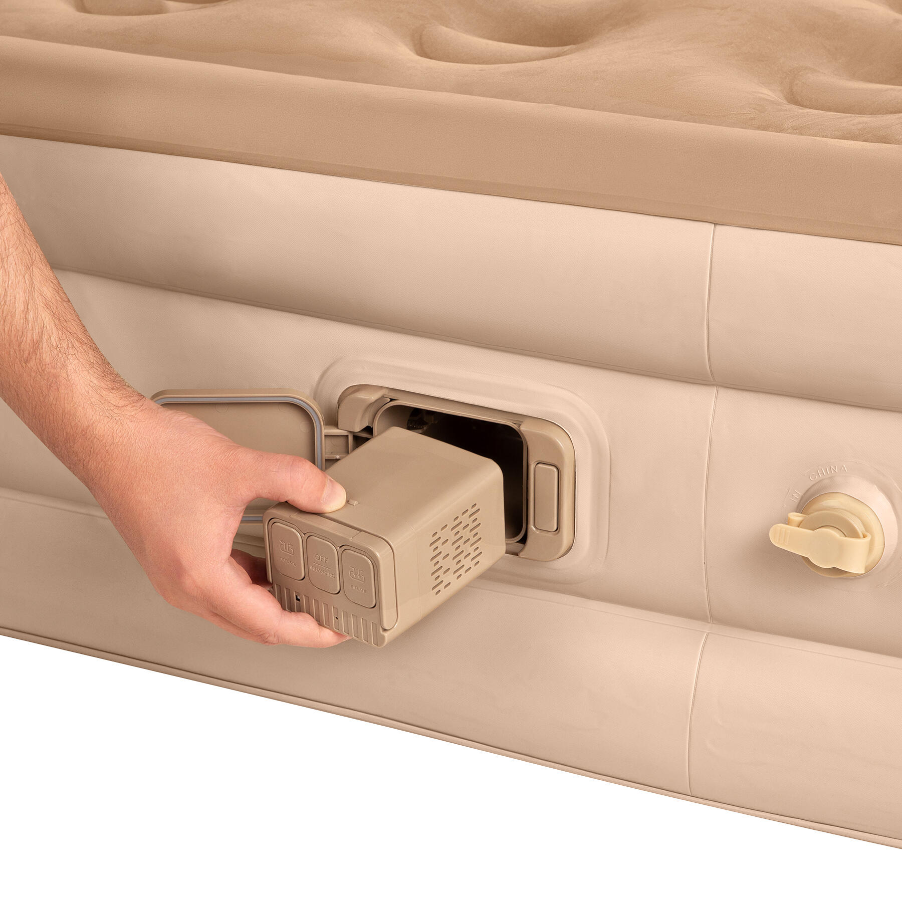 Doppel-Luftmatratze NILS Camp NC2808 200 x 145 cm mit Pumpe 12/15