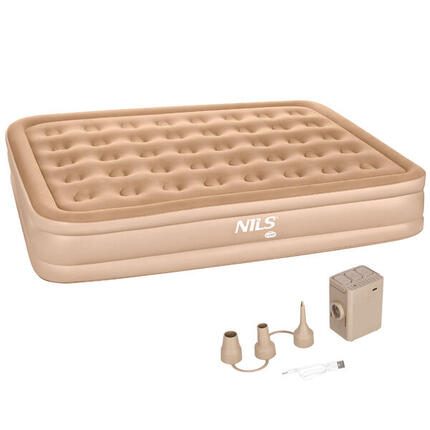 Materac dwuosobowy King Size + pompka elektryczna NC2808 Nils Camp