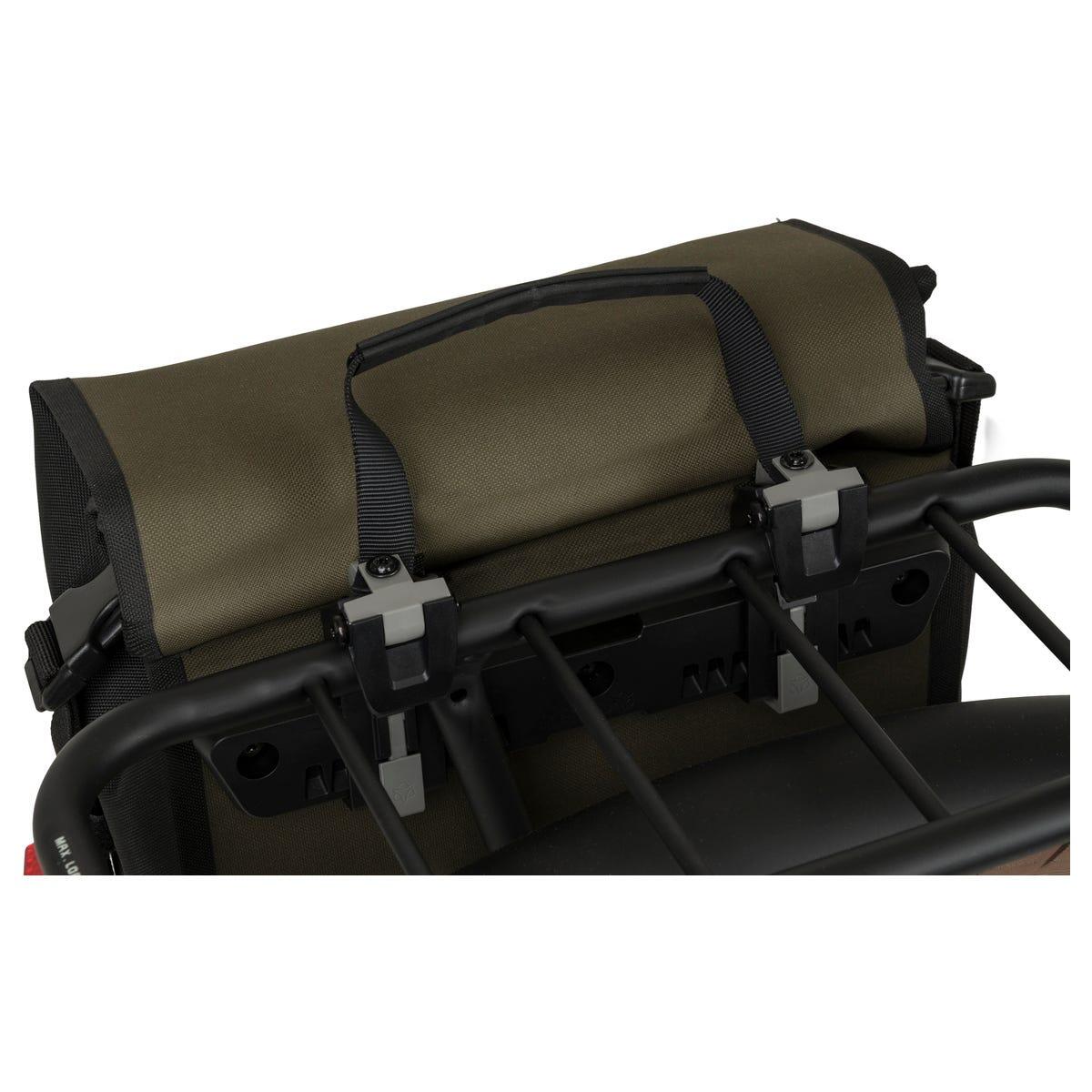 Clean Einzelne Fahrradtasche Shelter Click'nGo Medium  Green 3/7