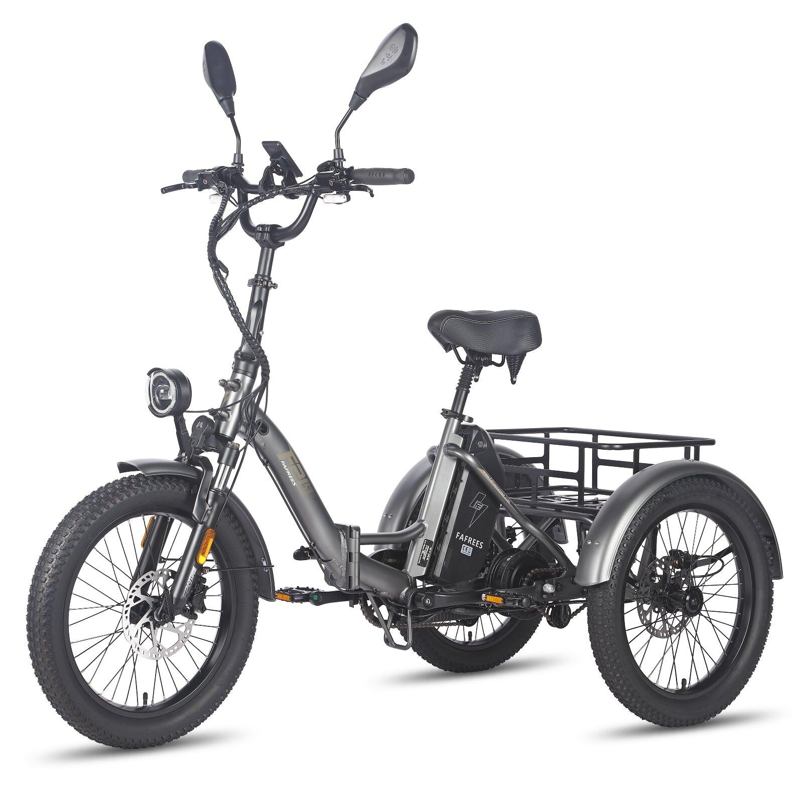 Fafrees - Fafrees F20 Mate Triporteur Électrique 500w 48v21ah Gris - Vélo Cargo - Gris - No Size - Decathlon