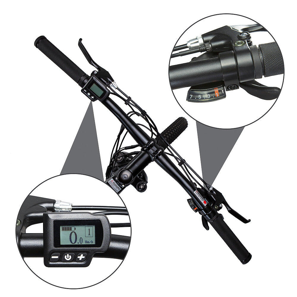 Bicicleta Eléctrica FAFREES KRE27.5 Potencia 250W 360Wh Negro 4/5