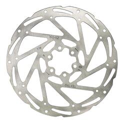 Tektro schijfrem rotor tr160-52 ø160mm zilver