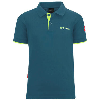 Polo Bergen XT pour enfants bleu marine / bleu moyen