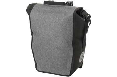 Clean enkele fietstas shelter click'ngo medium melange grey