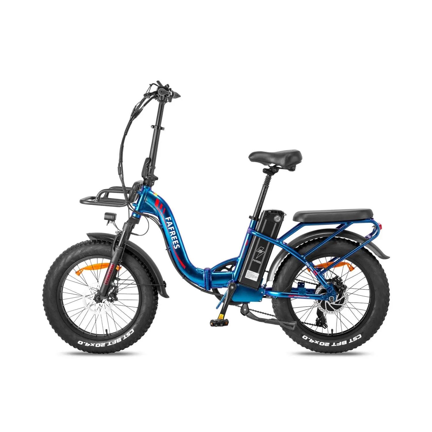 Bicicletta Elettrica FAFREES F20 Max 22.5AH500W 48V22.5AH Blu Viola 2/5