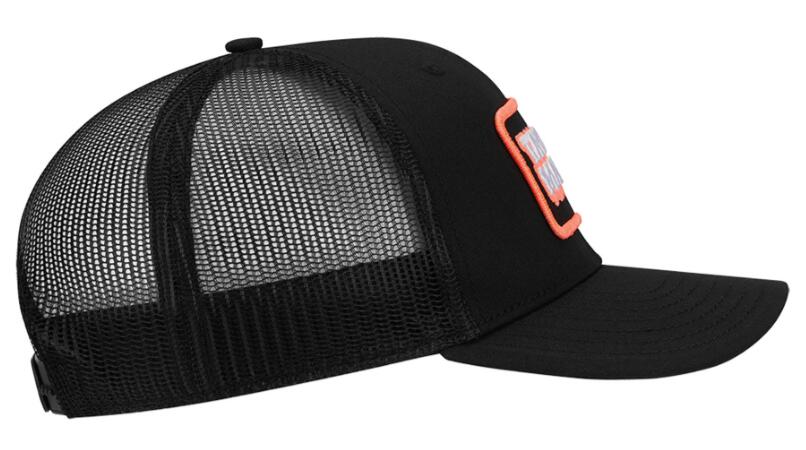 TaylorMade New Retro Trucker Hat, Gorra de Golf para Hombre, Negro/Coral 2/5
