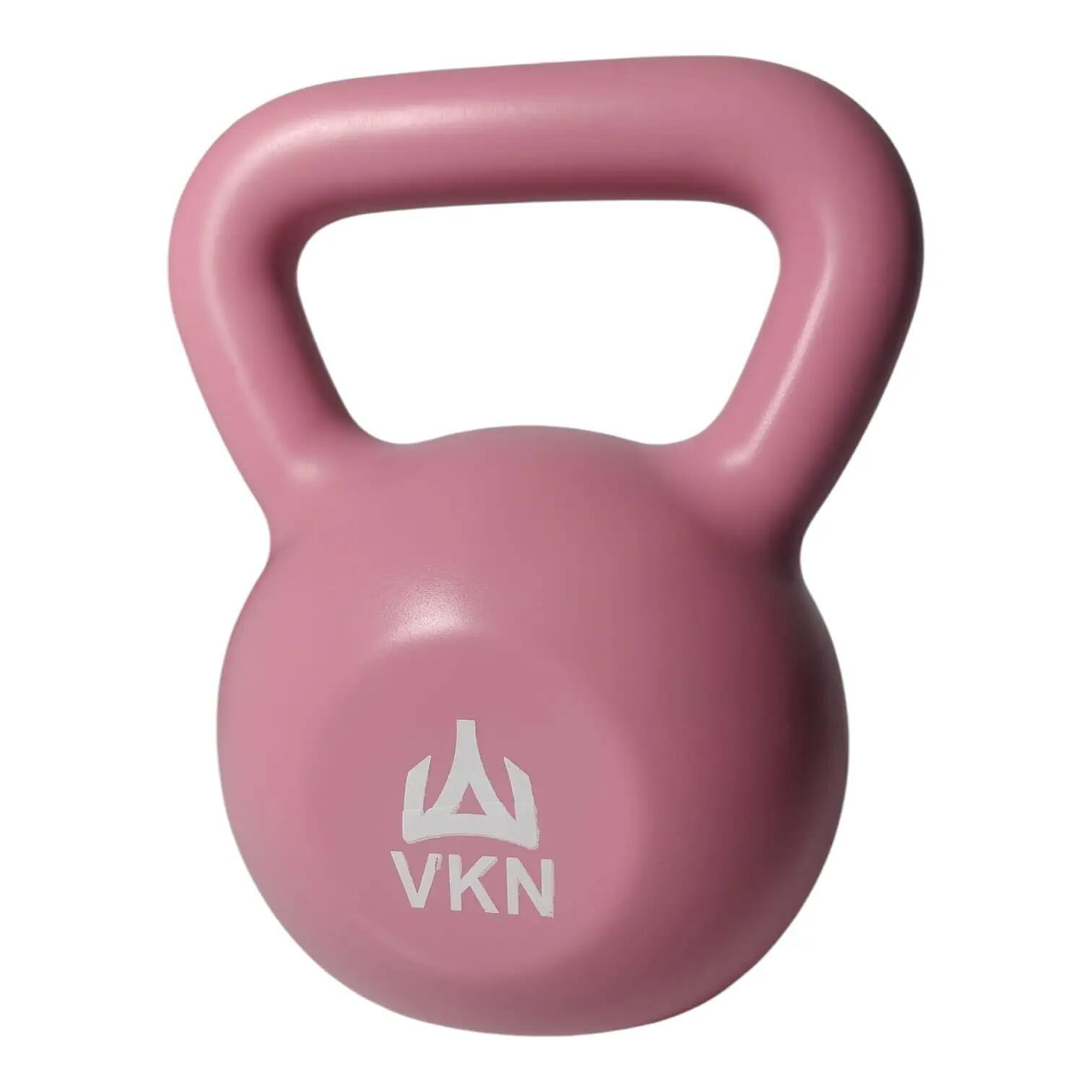 Kettlebell gantera sferica cu maner Vulkan® 4kg , roz 3/3