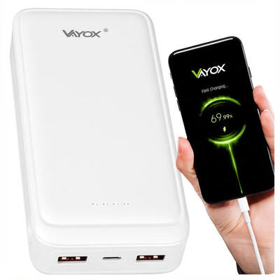 Powerbank vayox va0341 20000mah 20w 2xusb usb-c