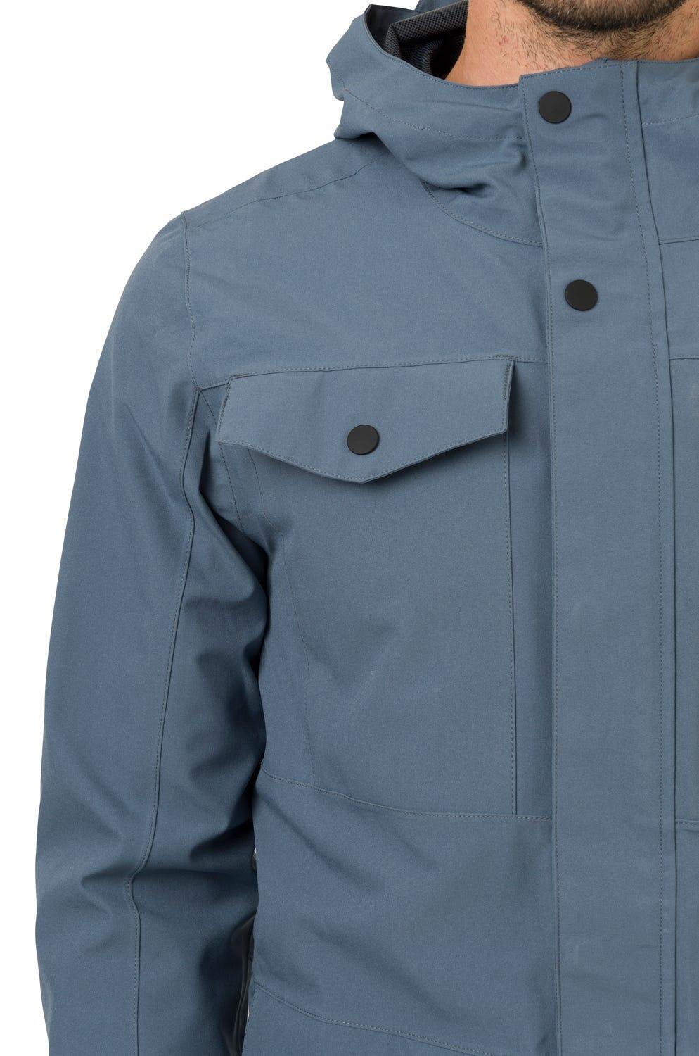 Pocket Giacca antipioggia Urban Outdoor Uomini Light Blue 7/7