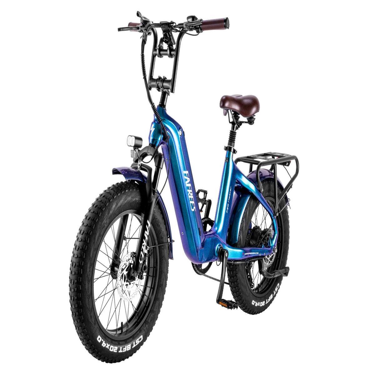 Bicicleta Eléctrica FAFREES F20 Master 500W  1080WH  Aurora azul 3/5