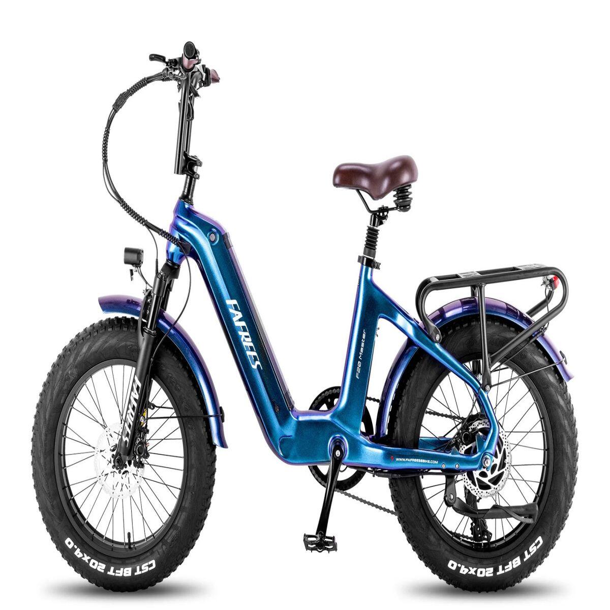 Bicicleta Eléctrica FAFREES F20 Master 500W  1080WH  Aurora azul 2/5