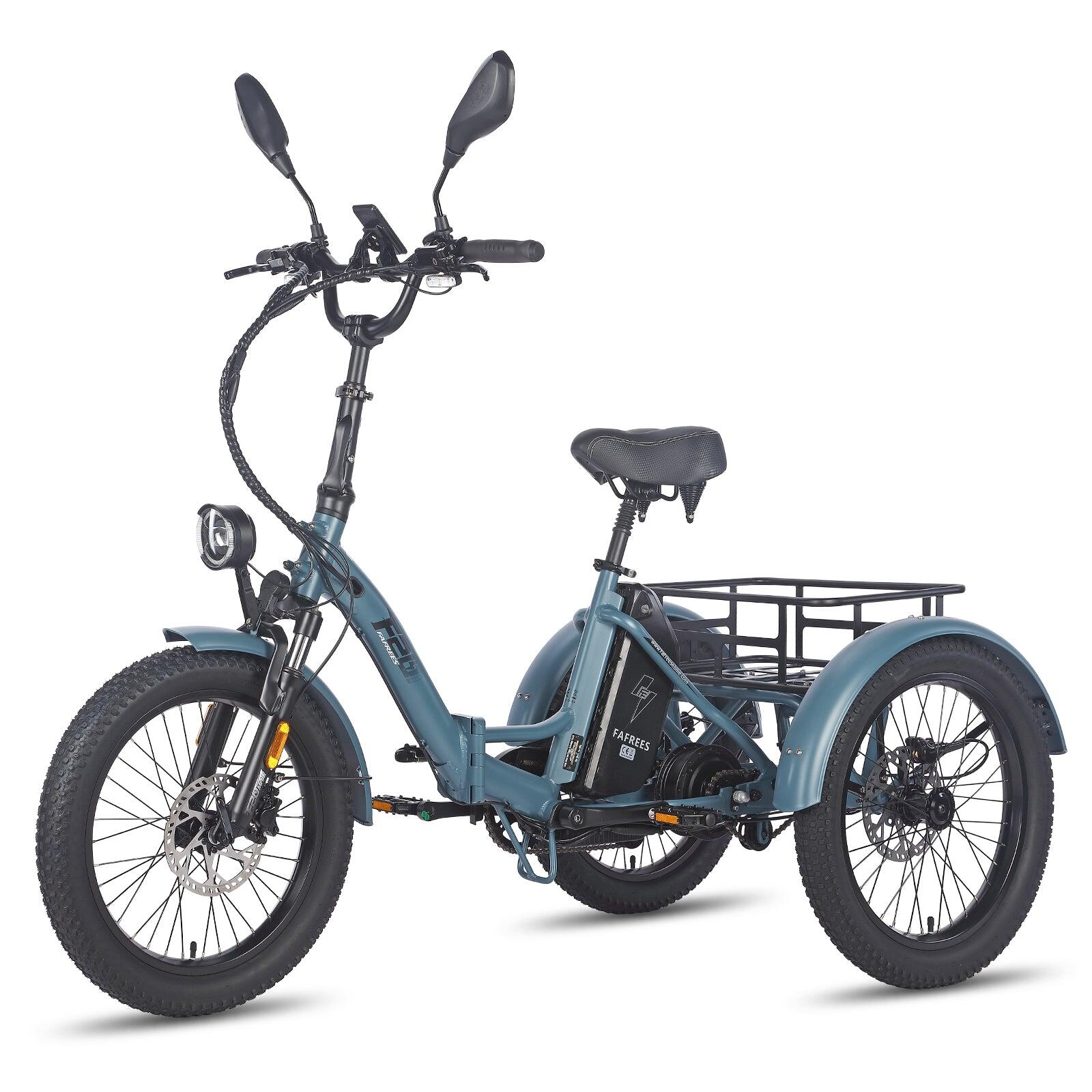 FAFREES FAFREES F20 Mate Triciclo Elettrico500W 48V21AH  Grigio blu